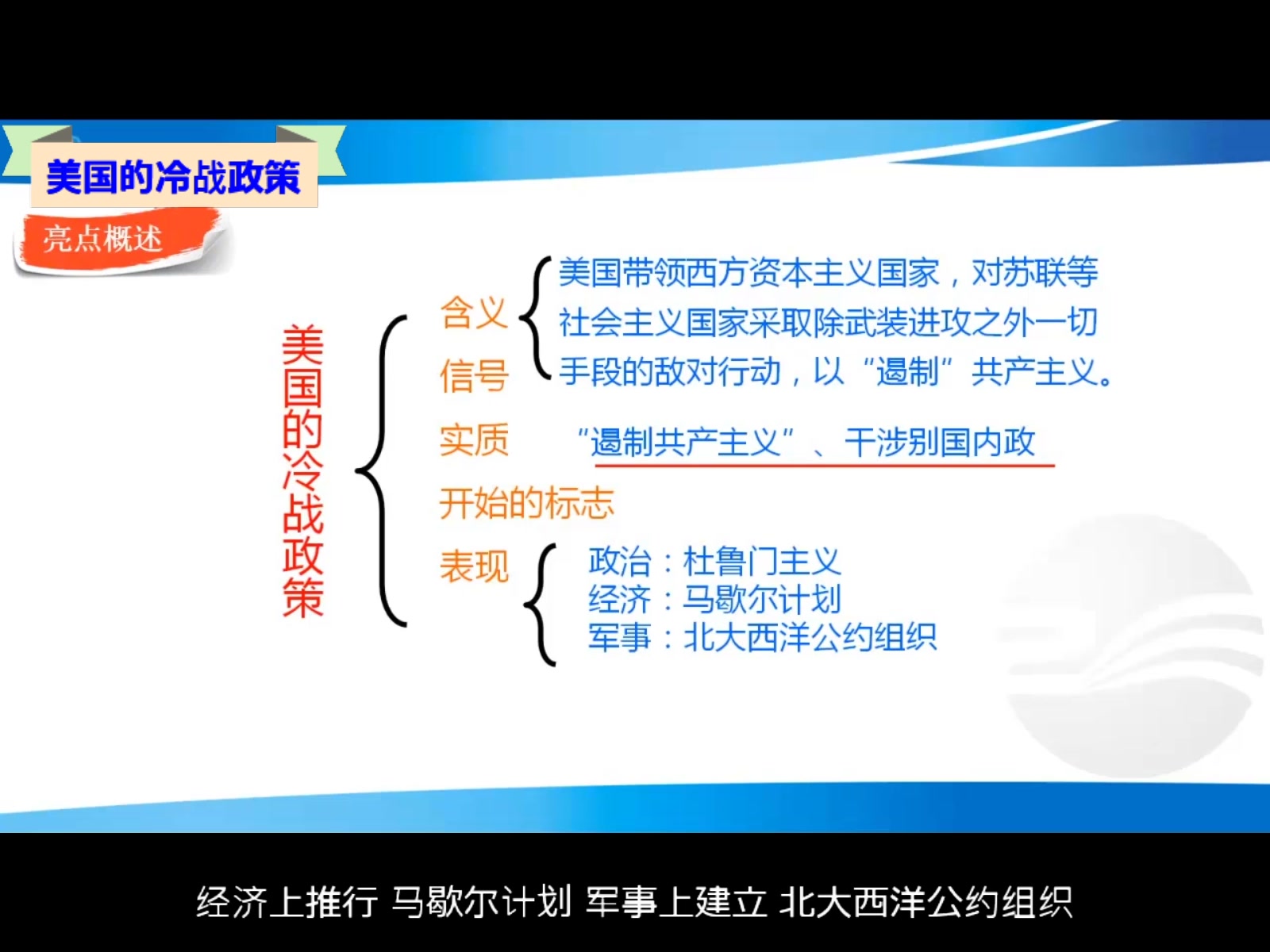 D92161微课(1.5)美国的冷战政策哔哩哔哩bilibili