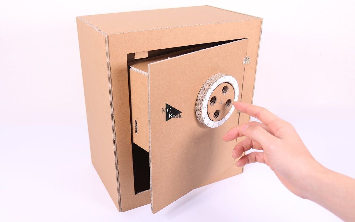 纸箱做保险箱最简单图片