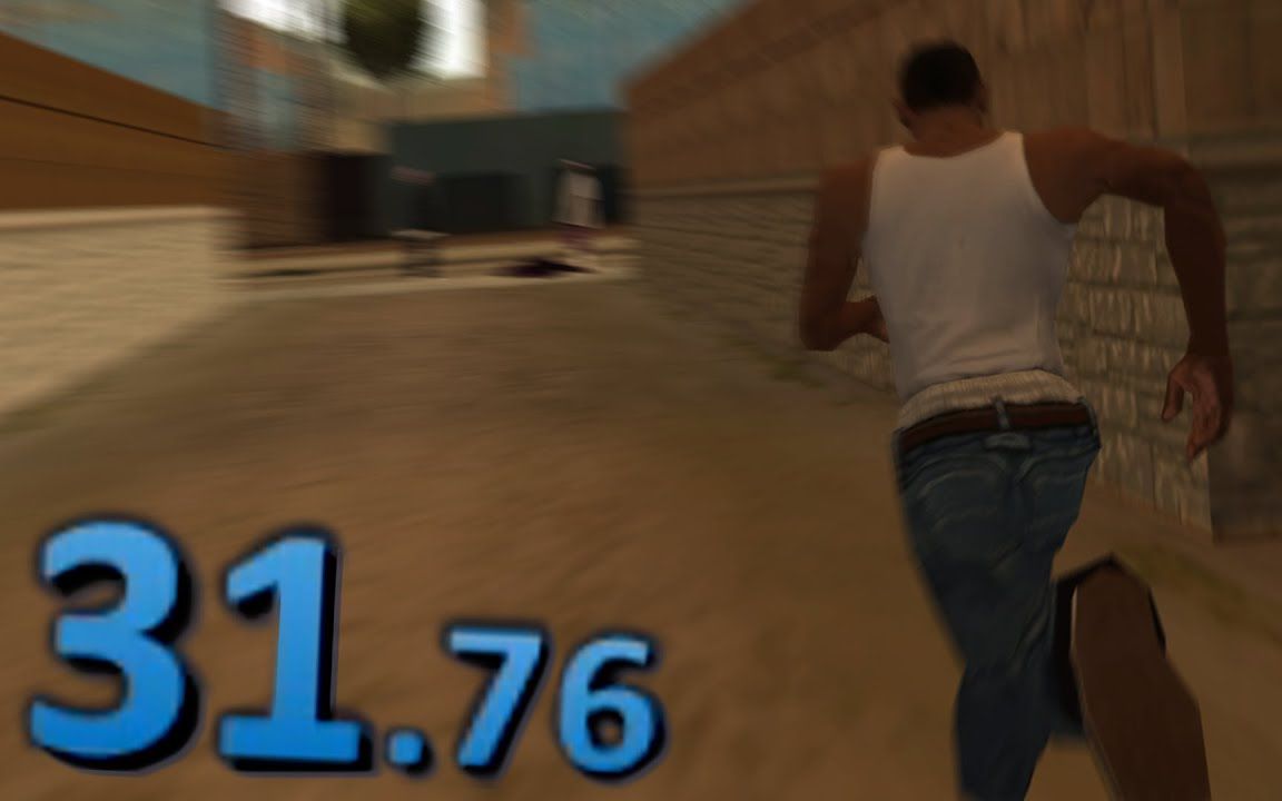 [图][鬼畜]GTA圣安地列斯速通世界纪录 GTA SA Speedrun World Record FlyingKitty作品