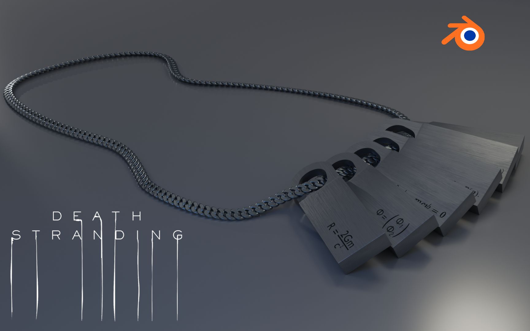 【blender】死亡搁浅项链建模