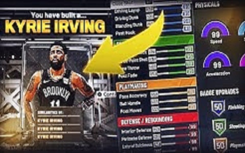 【NBA2K20】球星向建模之凯里ⷮŠ欧文哔哩哔哩bilibili