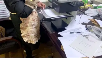 归档章打印机客户实际打印视频