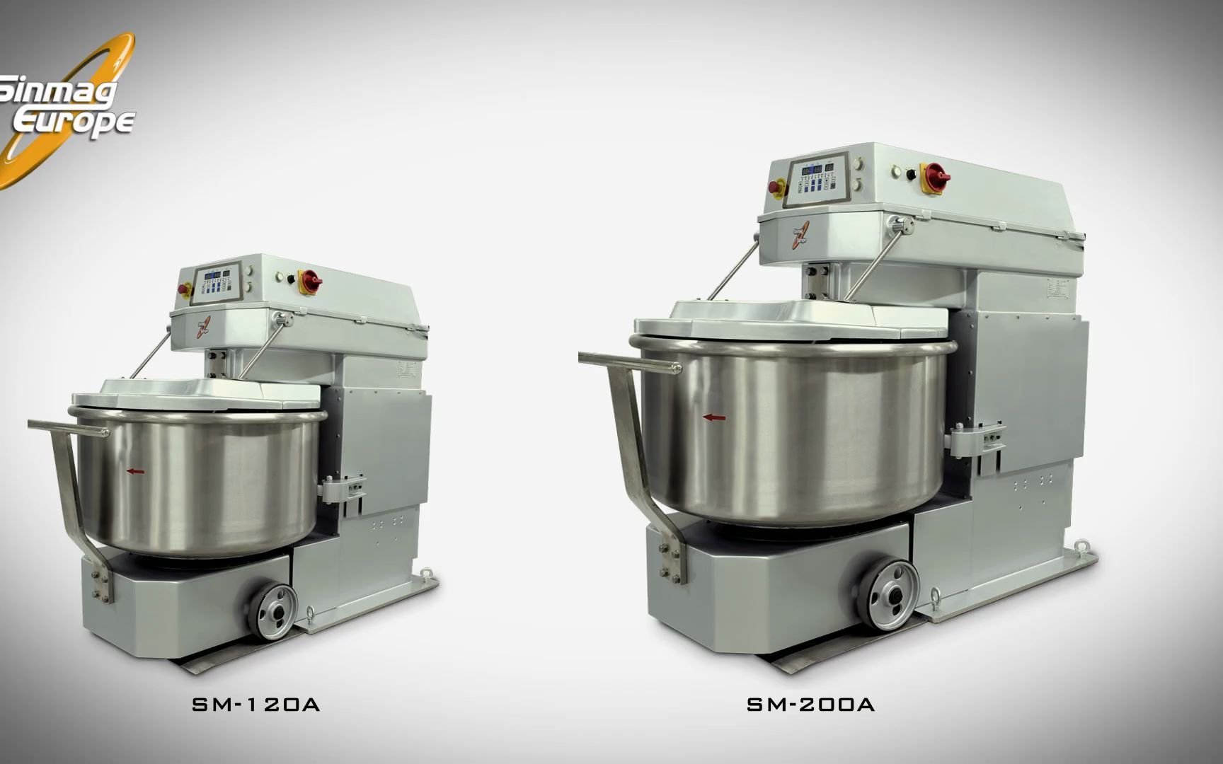 台湾sinmagsm120asm200a离缸式搅拌机面团搅拌机使用教程