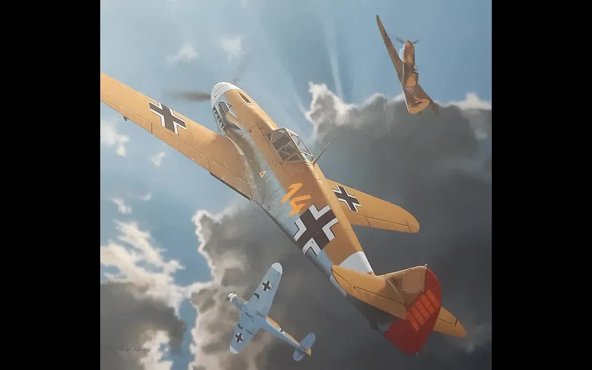 【纸模制作】1/33Bf109 F4纸模制作,Halinski厂出品,YouTube转载FoxRes频道哔哩哔哩bilibili