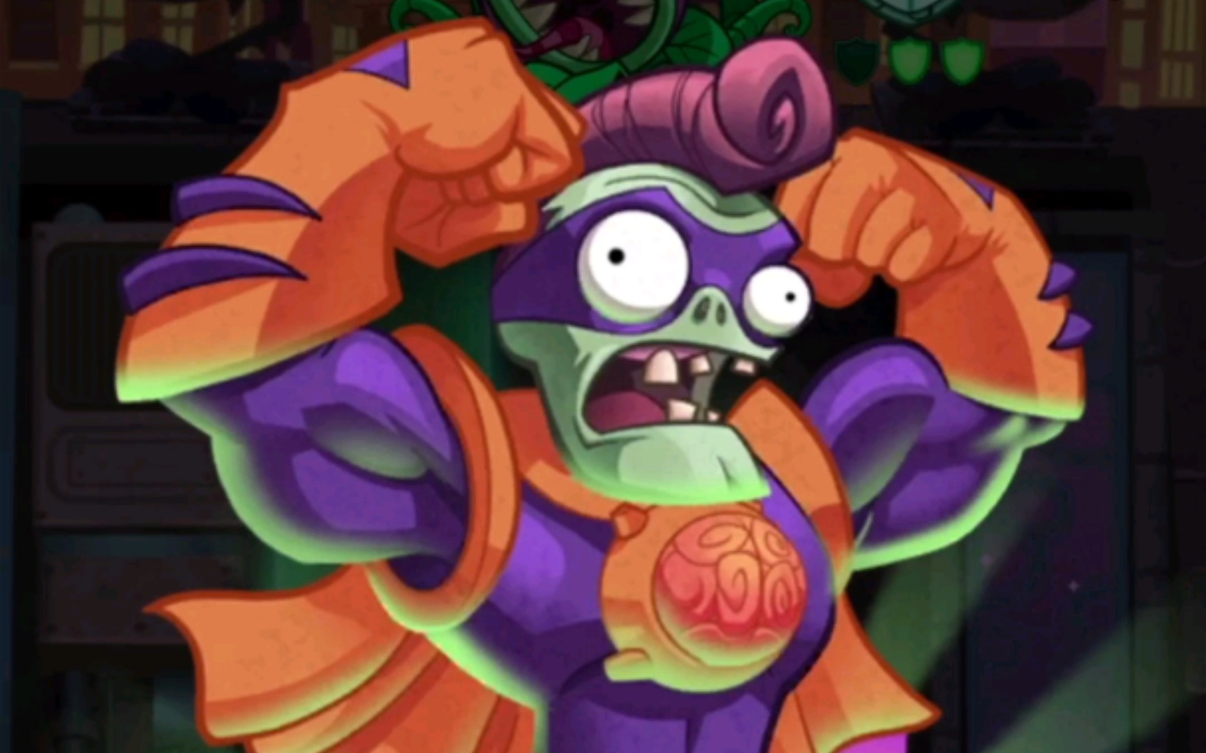 植物大战僵尸英雄超尸vs霸王大嘴花全程up妹妹操作