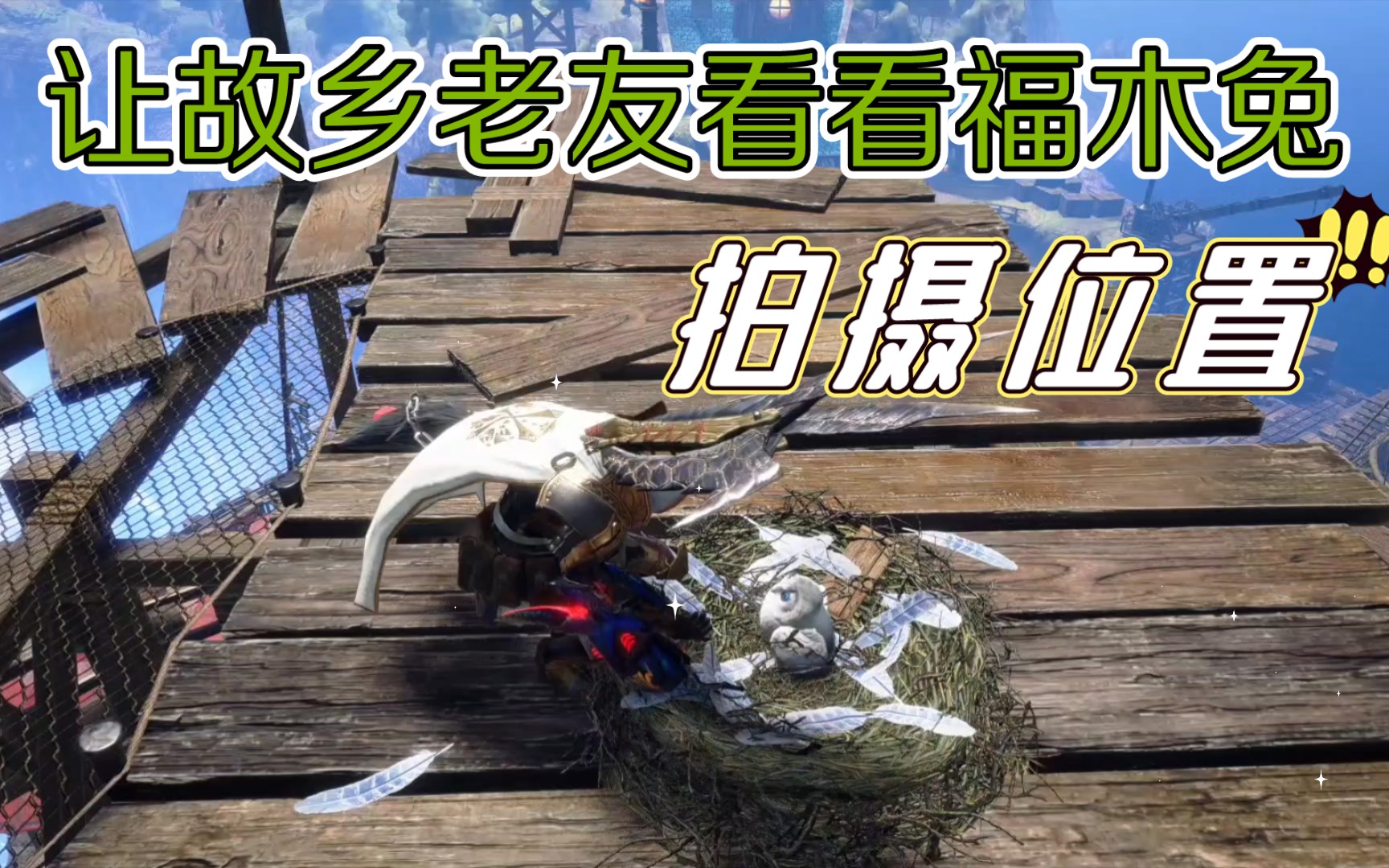 《怪物猎人 崛起 :曙光》让故乡老友看看福木兔 三只福木兔拍摄位置