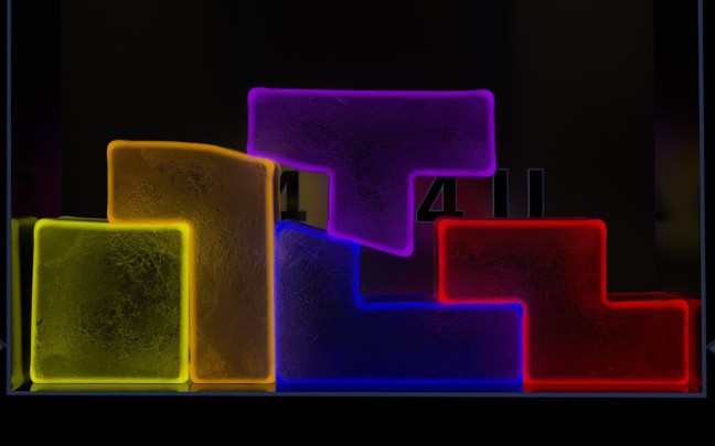 软体俄罗斯方块 v28 夜间版 / 霓虹灯