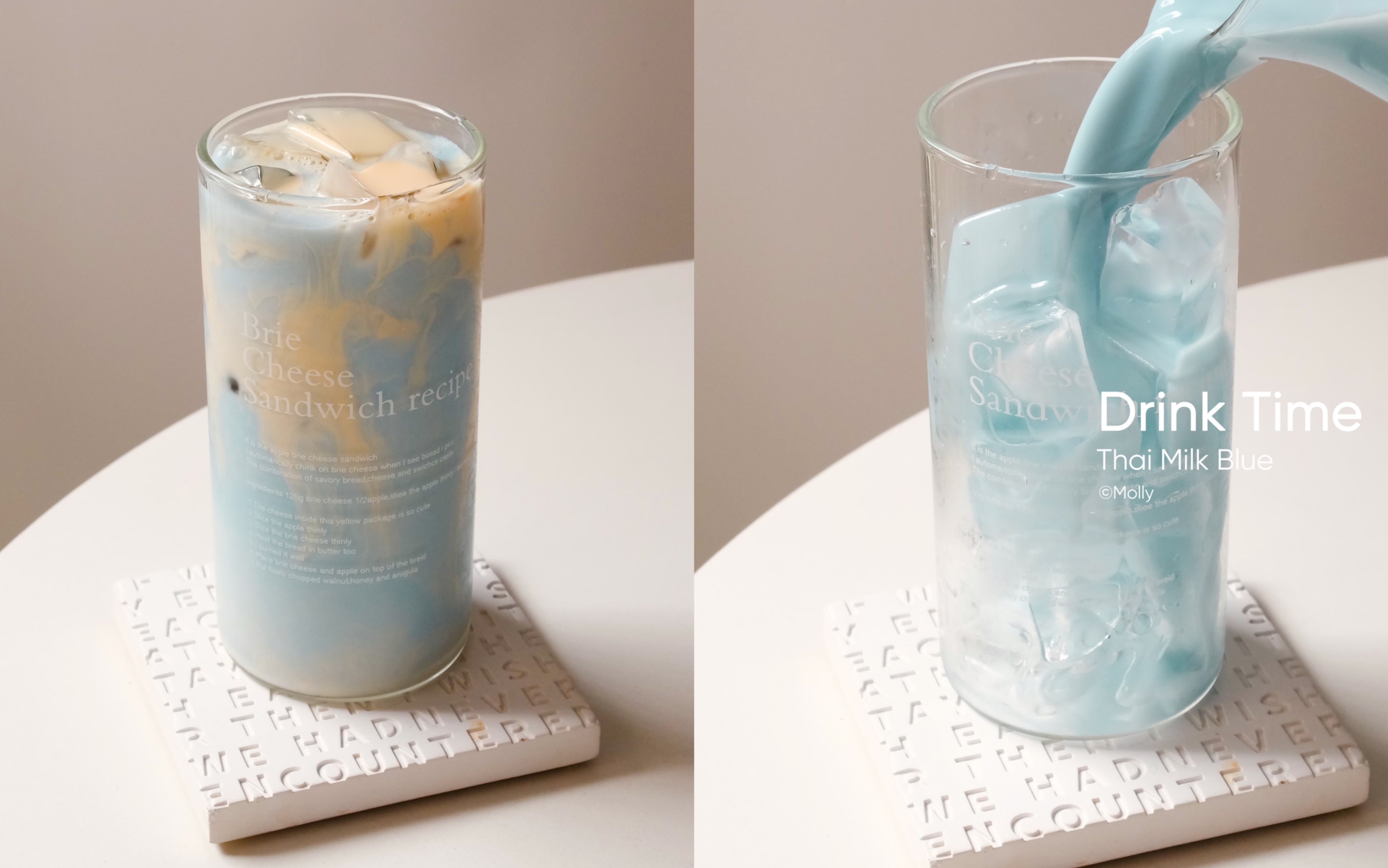 drink|夏季摆摊饮品93泰式奶蓝