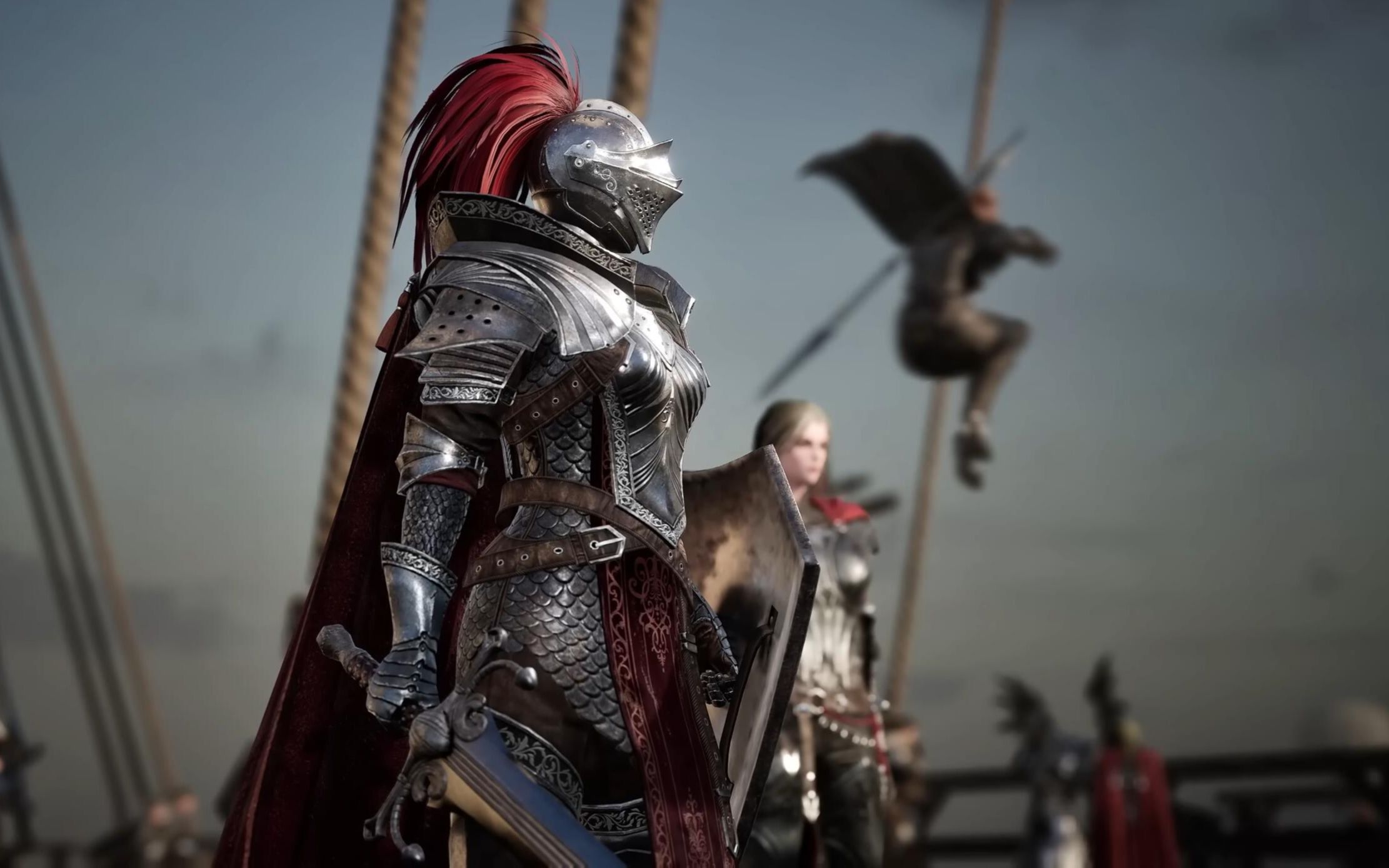 率先体验虚幻5带来的网游画质提升 中世纪魔幻mmo网游 夜鸦 4k高画质