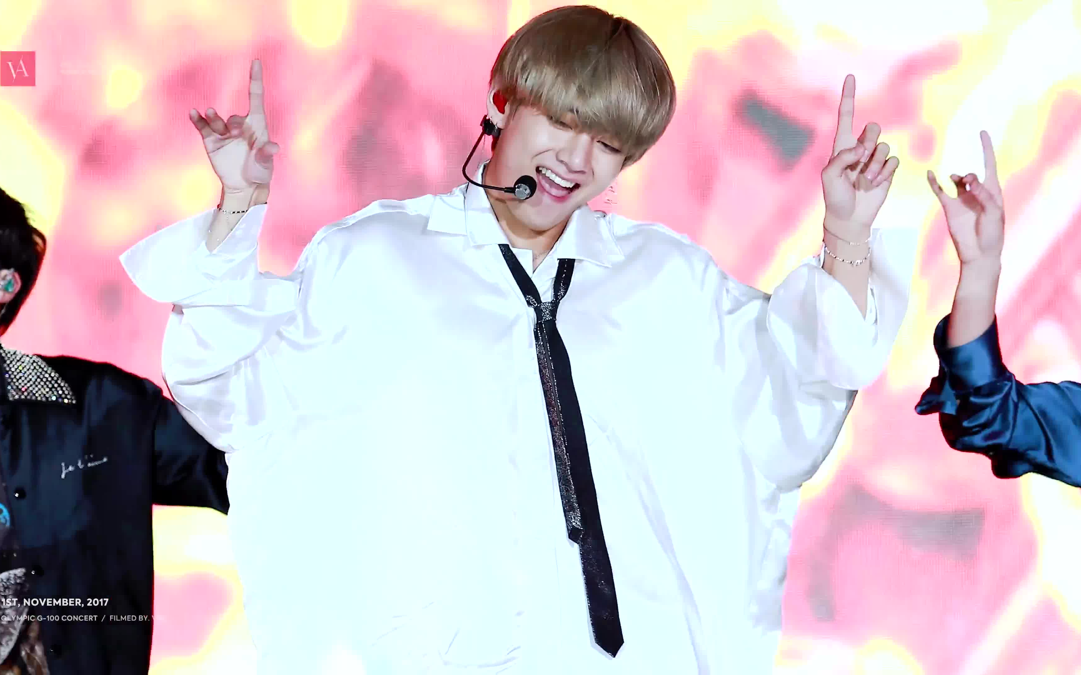 171101 fire v focus(4k 金泰亨 防弹少年团 bts