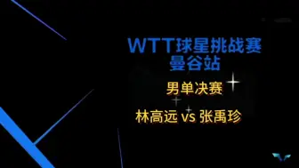 Télécharger la video: WTT球星挑战赛曼谷站男单决赛林高远 vs 张禹珍part1