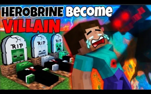 [图]【怪物学院】EVIL DEMON VS RIP HEROBRINE - WHO WILL SAVE HIM?-MINECZ