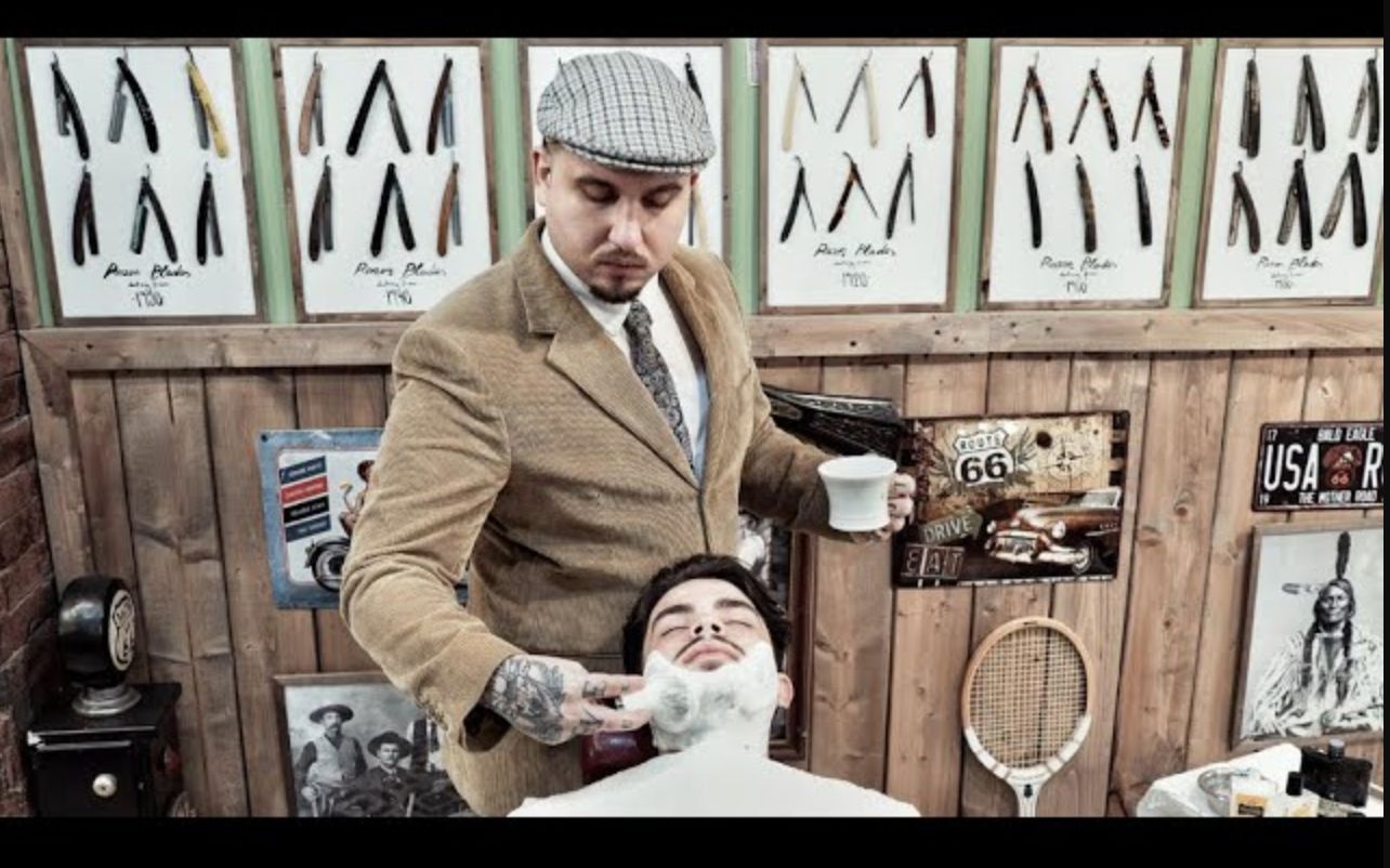 [图]【BARBER】如何将你的胡子修的更有男人味 How to SHAVE your Beard like a MAN - Relaxing Treatment