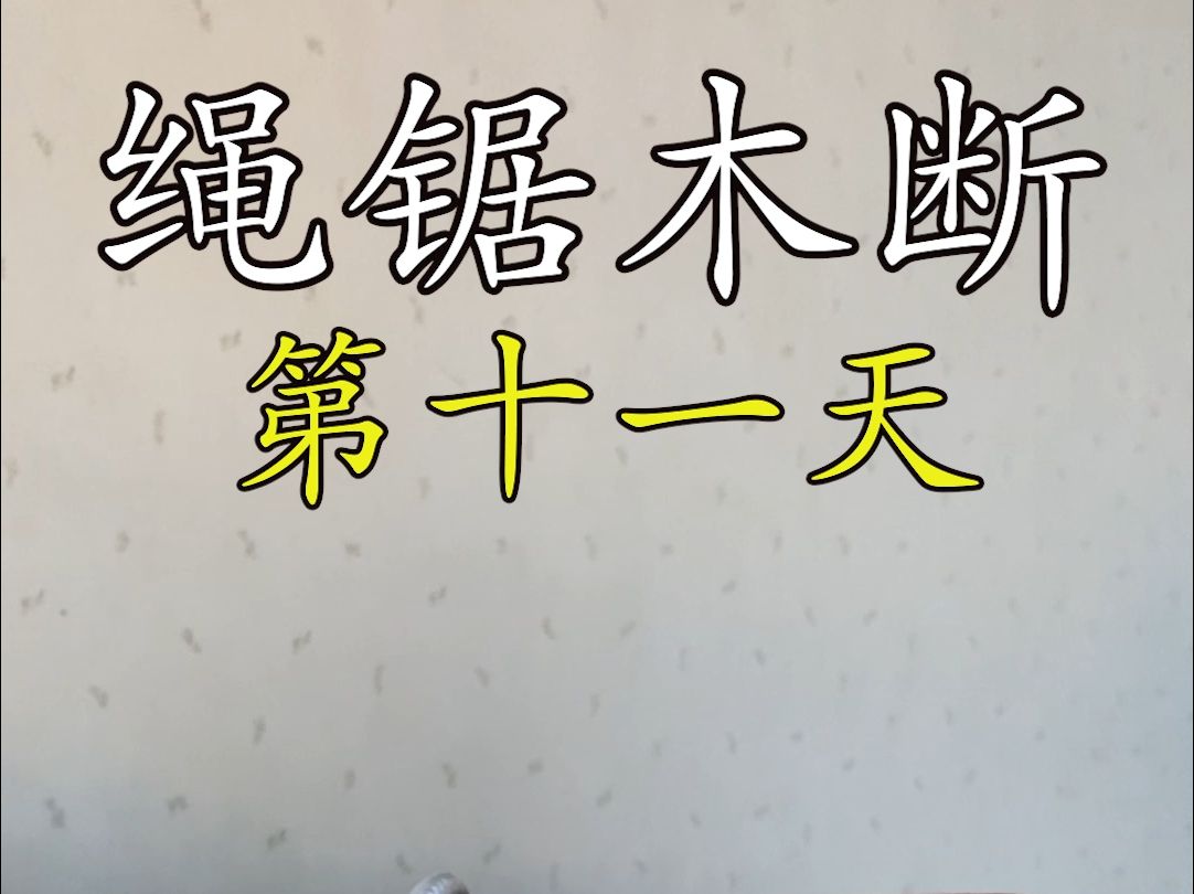 绳锯木断第十一天哔哩哔哩bilibili