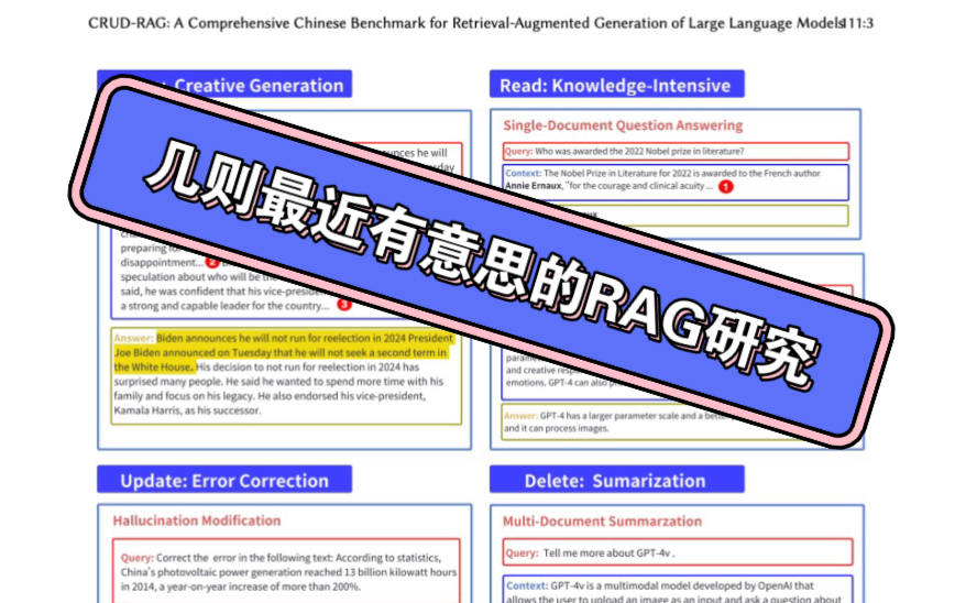 读几则最近有意思的RAG论文哔哩哔哩bilibili
