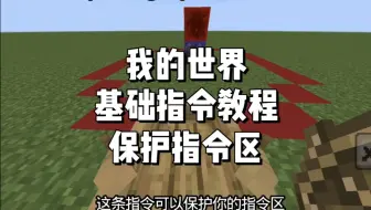 【我的世界基础指令教程】保护你的指令区#我的世界 #MC #我的世界指令教程