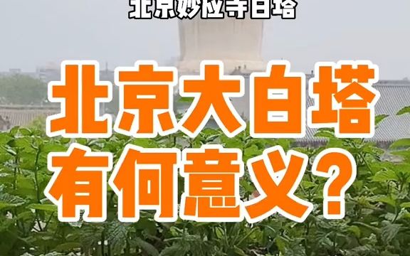 [图]【古建筑】北京白塔寺大白塔