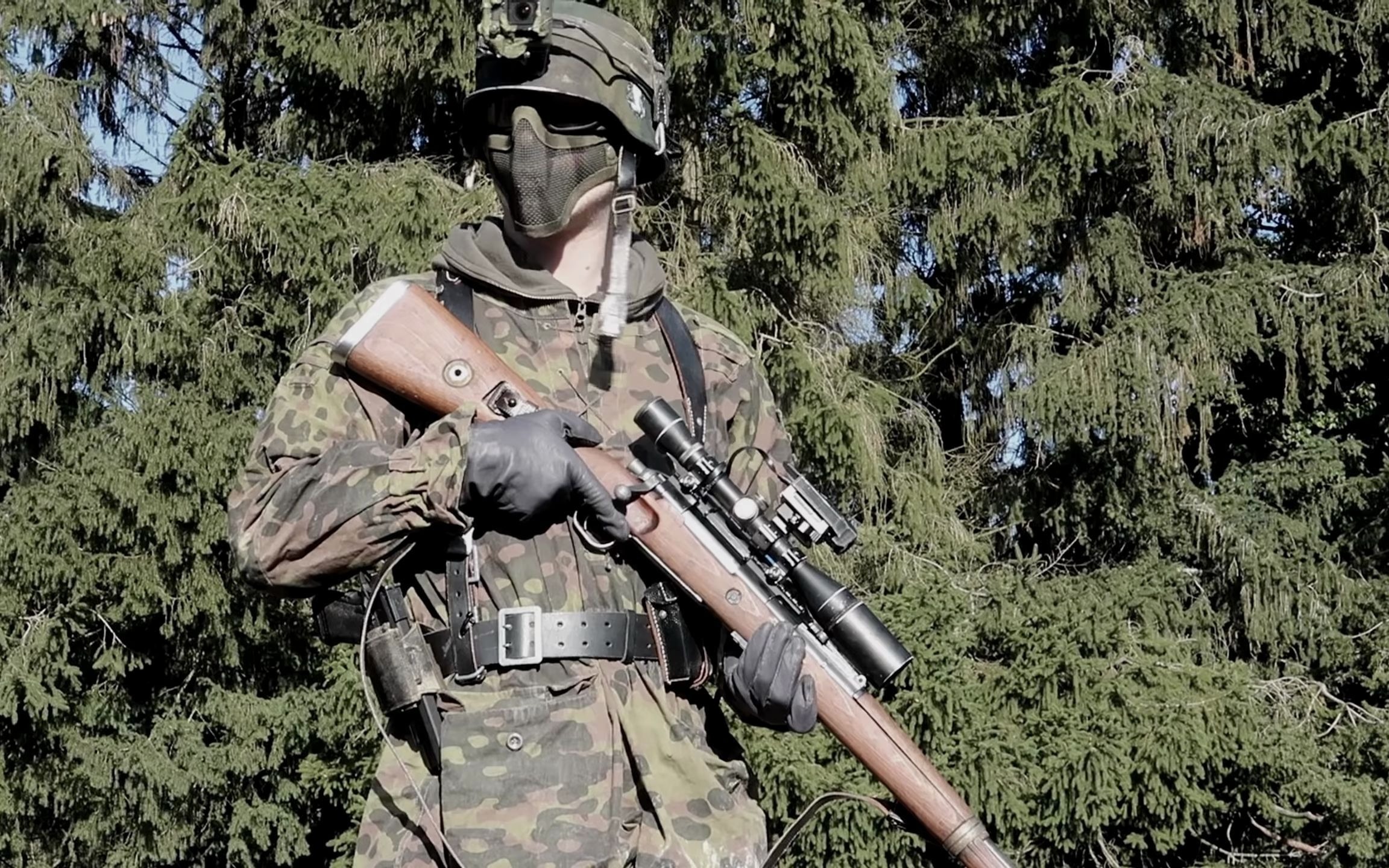 2k真人cs毛瑟98k1命25杀第一人称视角