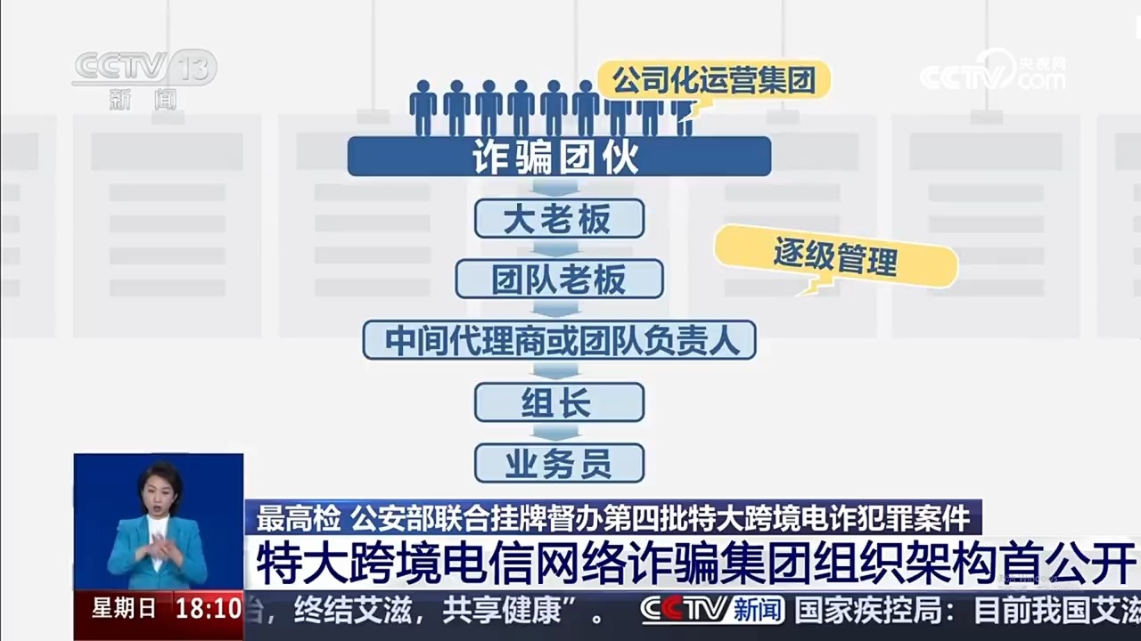 最高检 公安部联合挂牌督办第四批特大跨境电诈犯罪案件特大跨境电信网络诈骗集团组织架构首公开哔哩哔哩bilibili