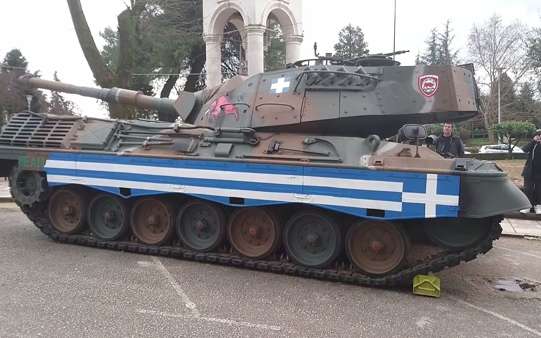 希腊陆军豹1a5坦克