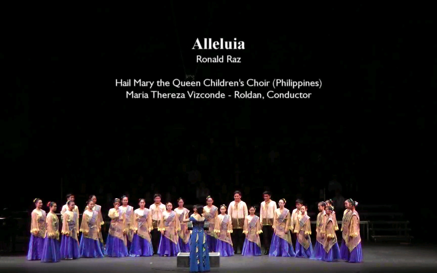 [图]【Hail Mary the Queen Children's Choir】Alleluia - Ronald Raz