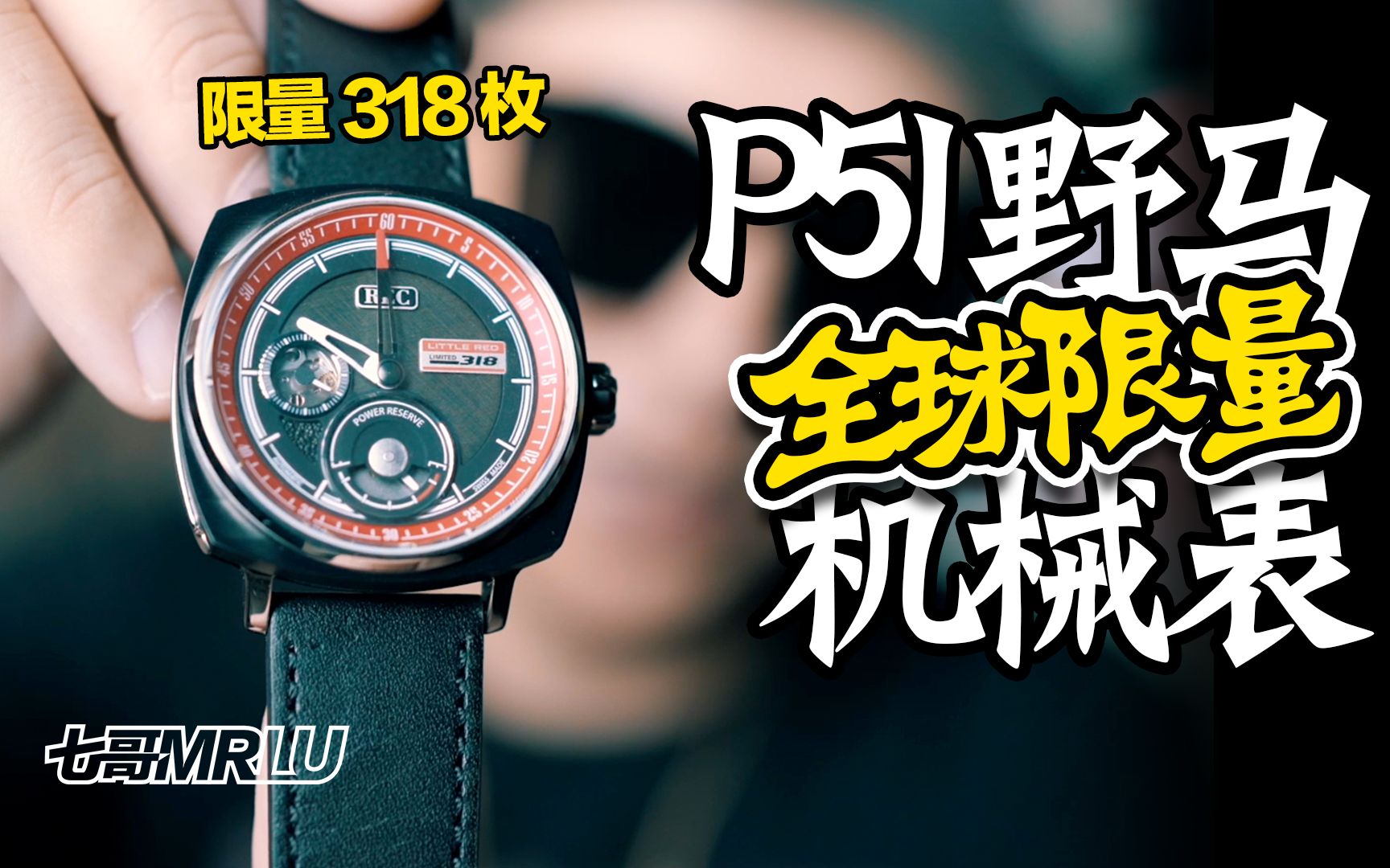 【小众机械表】野马机械表,我把爱车戴在了手上 | P51 Mustang Watch哔哩哔哩bilibili