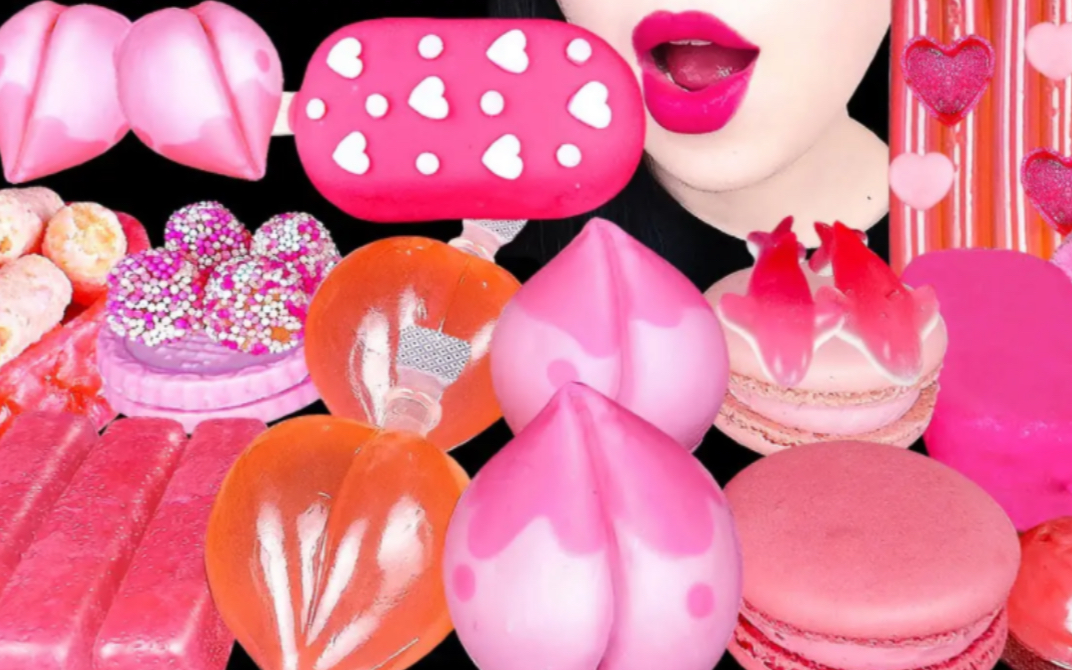 79 hongyu·中文字幕 79 草莓巧克力冰淇淋,马卡龙,鲨鱼软糖,桃子