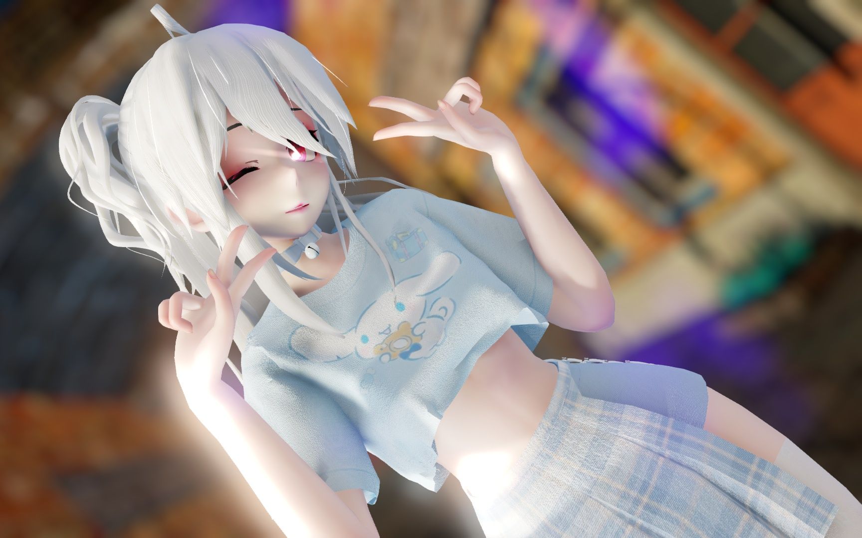 【mmd】弱音haku dumb dumb【1080p 4k】!