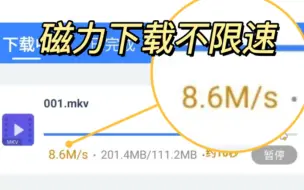 Descargar video: 五月最新免费不限速的BT磁力下载器！无视冷门资源，一键解析，媲美迅雷，不限速下载