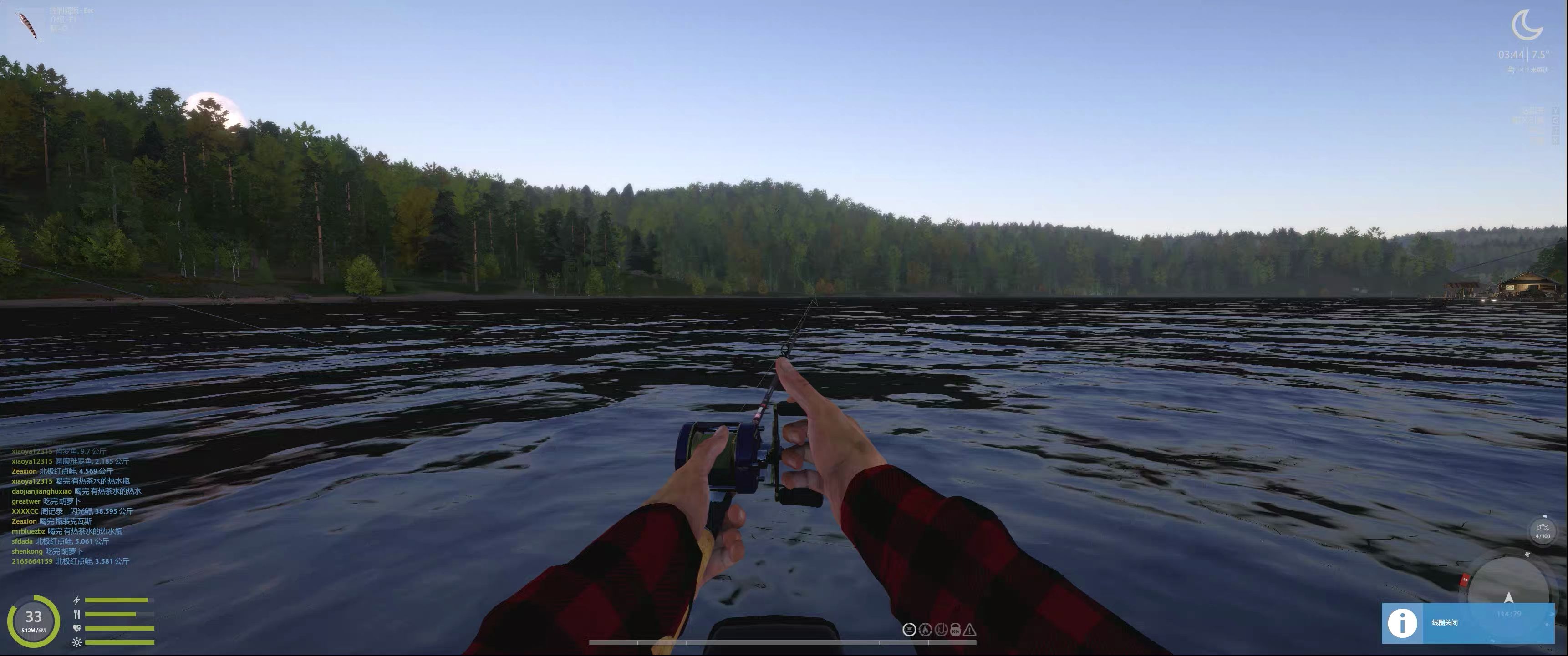 俄罗斯钓鱼4 下通古斯卡河一小时鱼口 (高分辨率高码率原画录制画质)