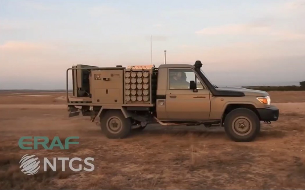 nimr装甲车&丰田皮卡搭载alakran迫击炮系统