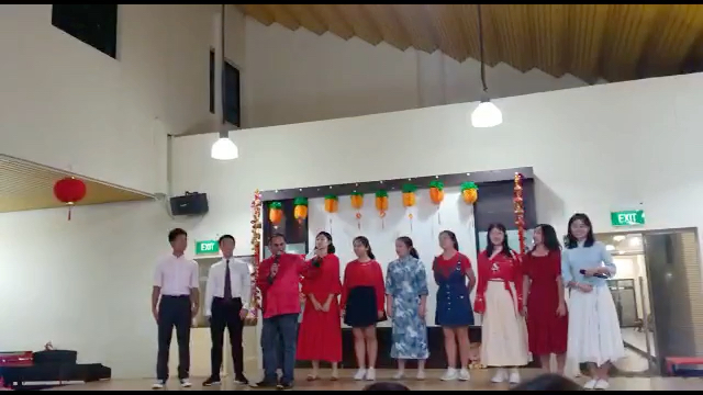 [图]【20200120-春暖花开合唱】Hostel CNY Celebration表演！竟然被老师抓去中秋节表演？！