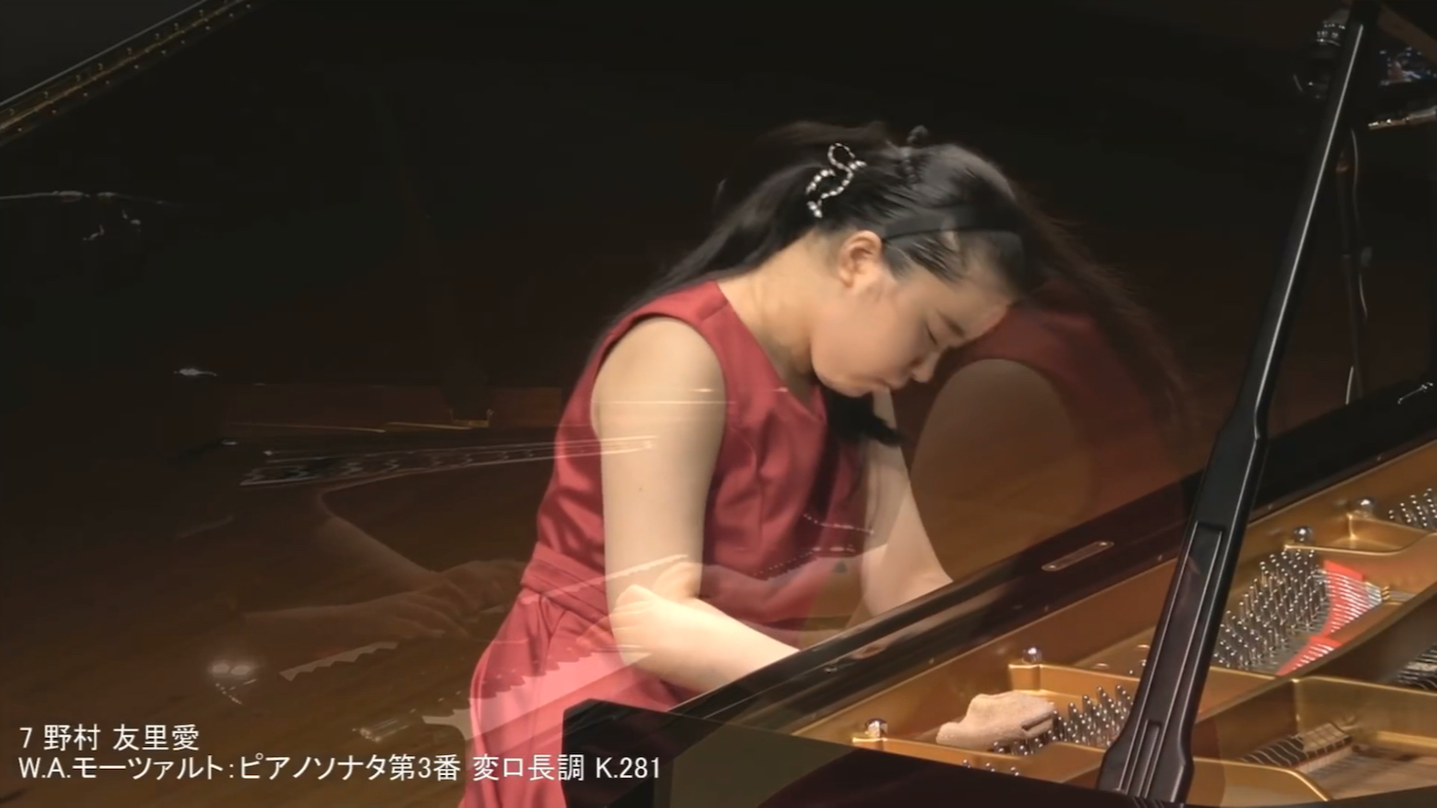 [图]野村友里爱(15岁)莫扎特第三号降B大调奏鸣曲(K.281全乐章)