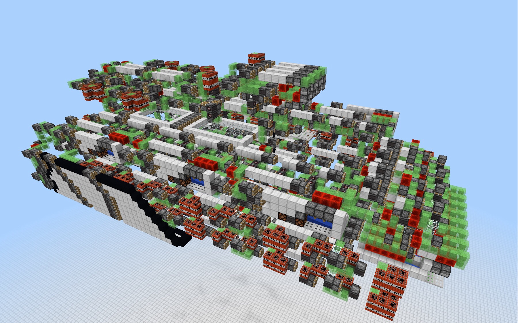 minecraft粘液块审判日号驱逐舰