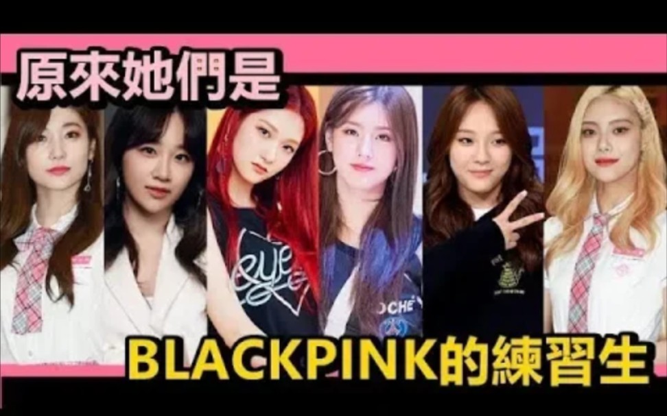 原来BLACKPINK一共有14位预备练习生?2012年YG的PINKPUNK计划~哔哩哔哩bilibili