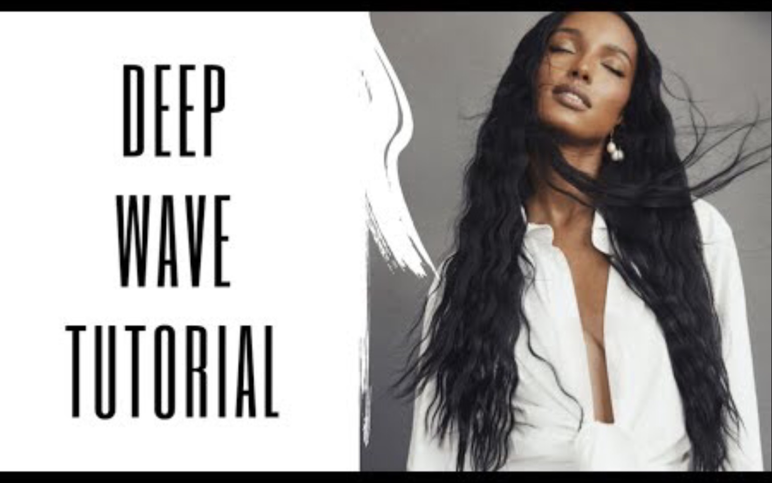 【Jasmine Tookes】大波浪发型教程|Deep Wave Hair Tutorial with Glen Coco哔哩哔哩bilibili