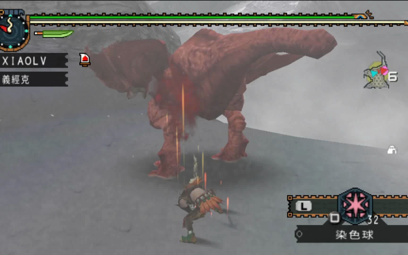 木子小驴解说《psp怪物猎人2g》连续混战白速龙王和电龙亚种第67期