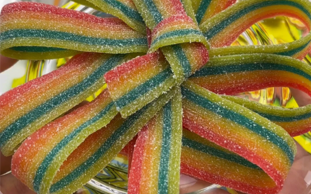 这彩虹96酸条糖也太好看了～颜值担当#糖果 #零食推荐