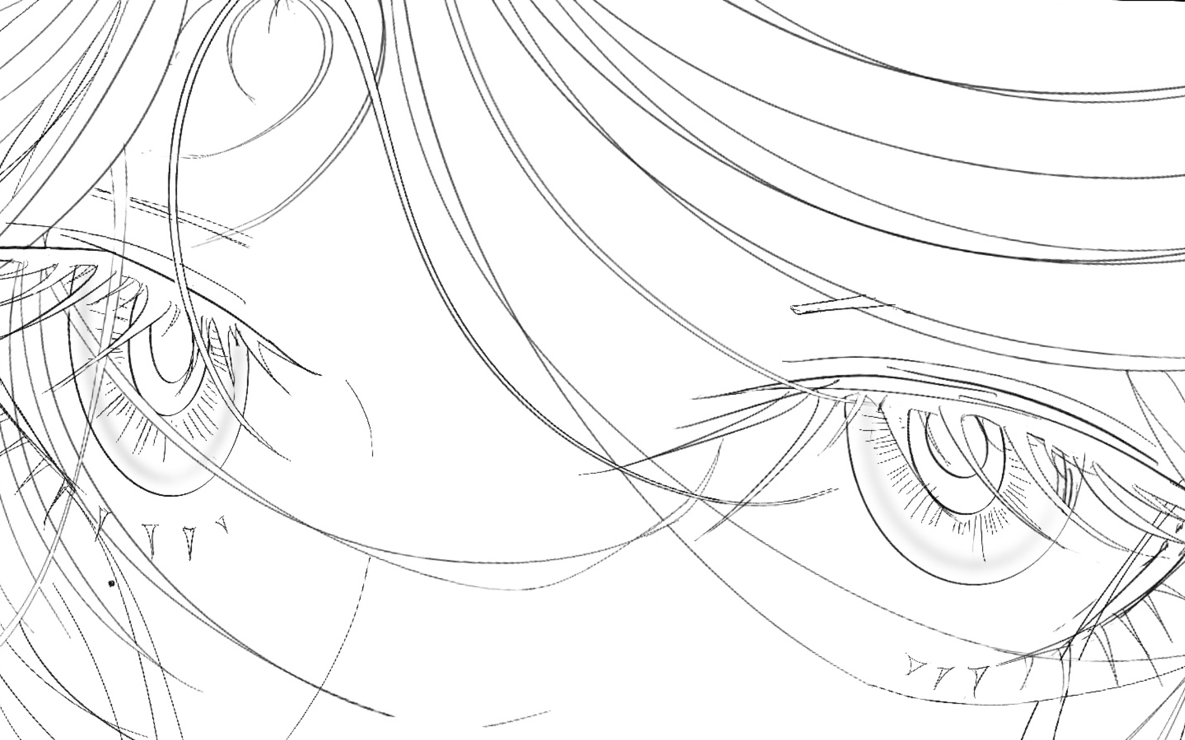 一个小的o c眨眼动画