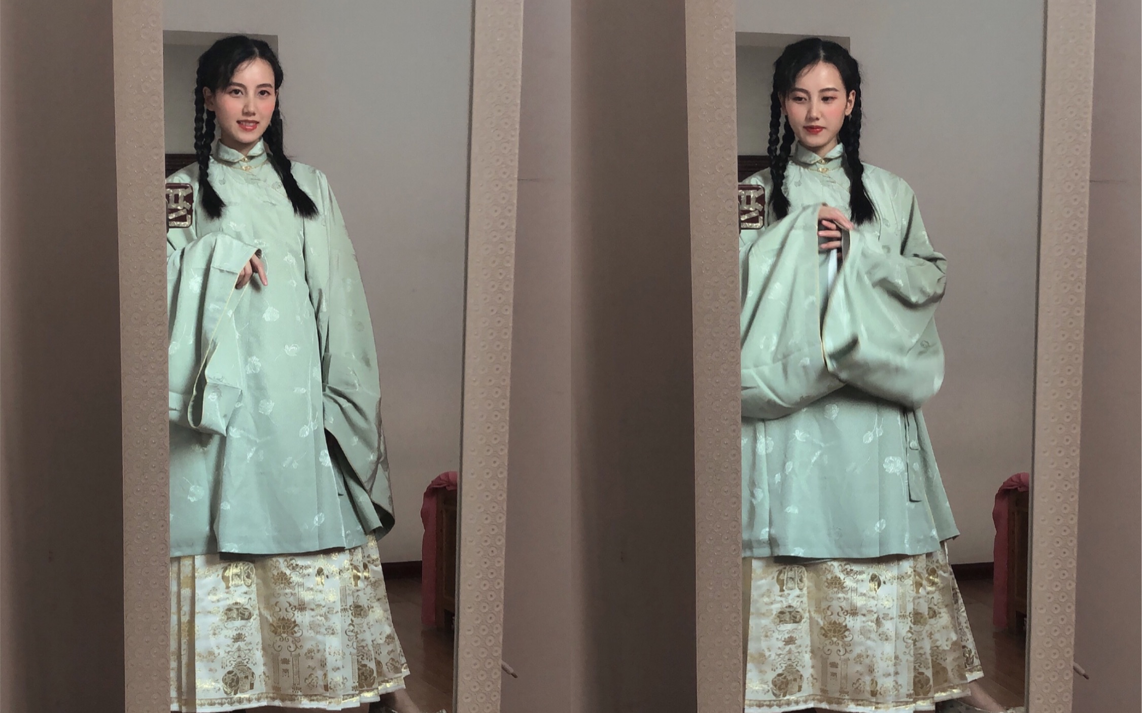 【兰若庭太平有象开箱】桃子感叹不亏是明制中的"校服"高级感十足!