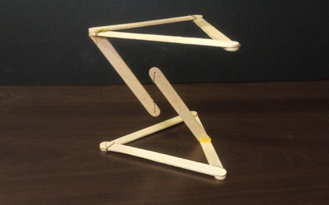 反重力悬挂结构制作-张拉整体结构_哔哩哔哩_bilibili