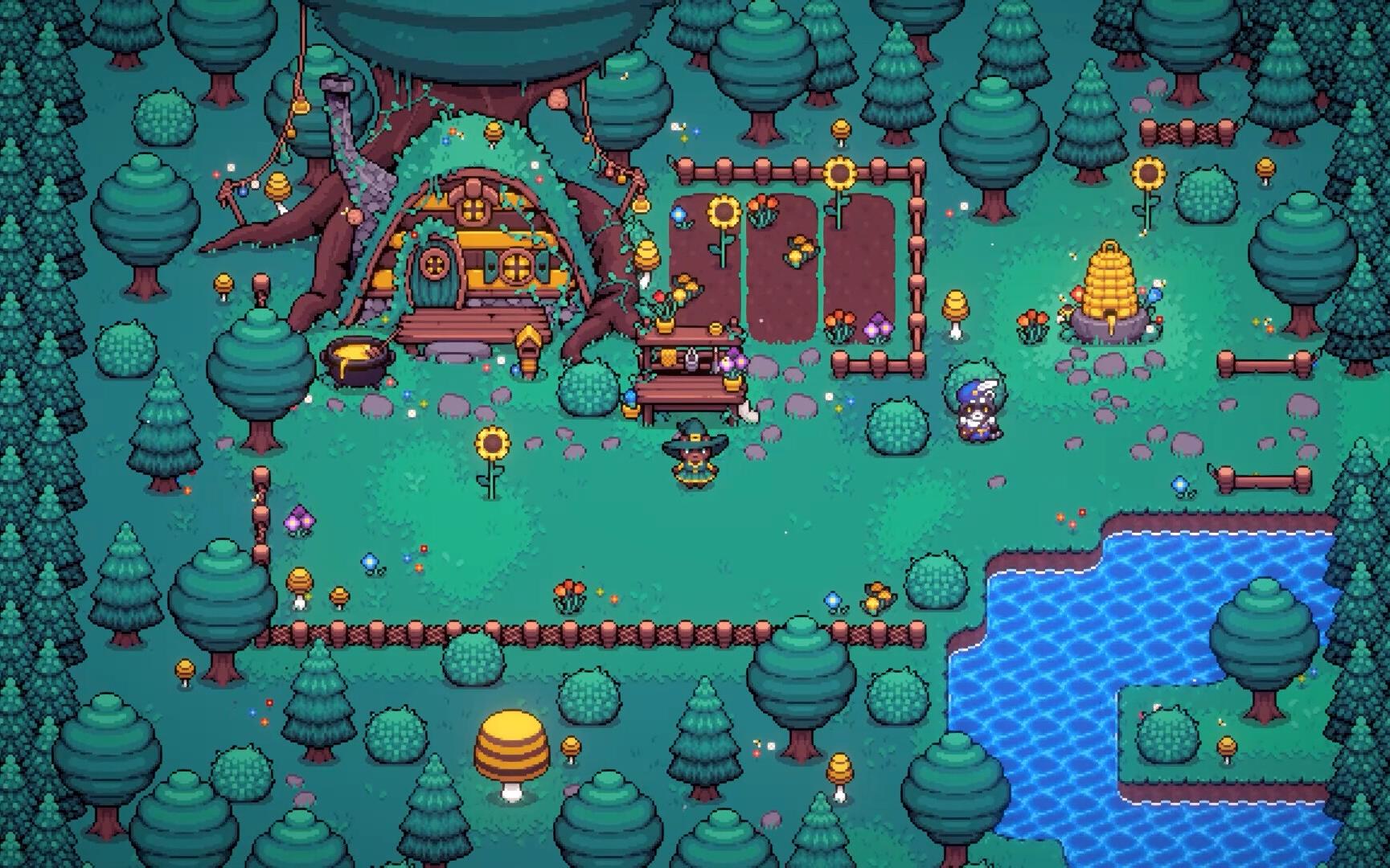 像素动作风格塔防游戏 蜂蜜 巫师