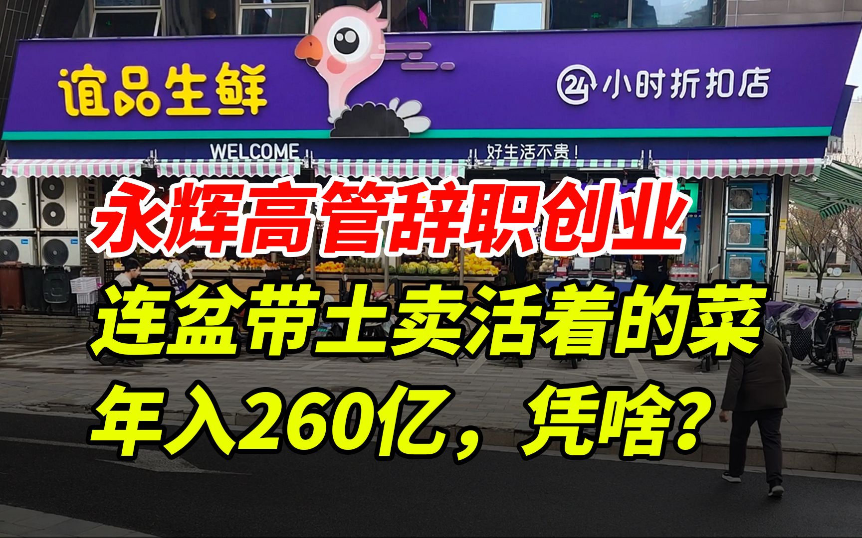 永辉高管辞职卖菜,3年狂开1500家店,年入260亿!这三招值得学!哔哩哔哩bilibili