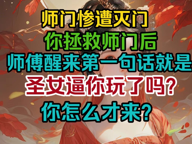 师门惨遭灭门,你拯救师门后,师傅醒来第一句话就是,圣女逼你玩了吗?你怎么现在才来?哔哩哔哩bilibili