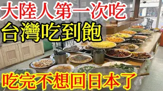 Download Video: 大陸人第一次在台灣省吃素食吃到飽，吃完不想回日本了。。