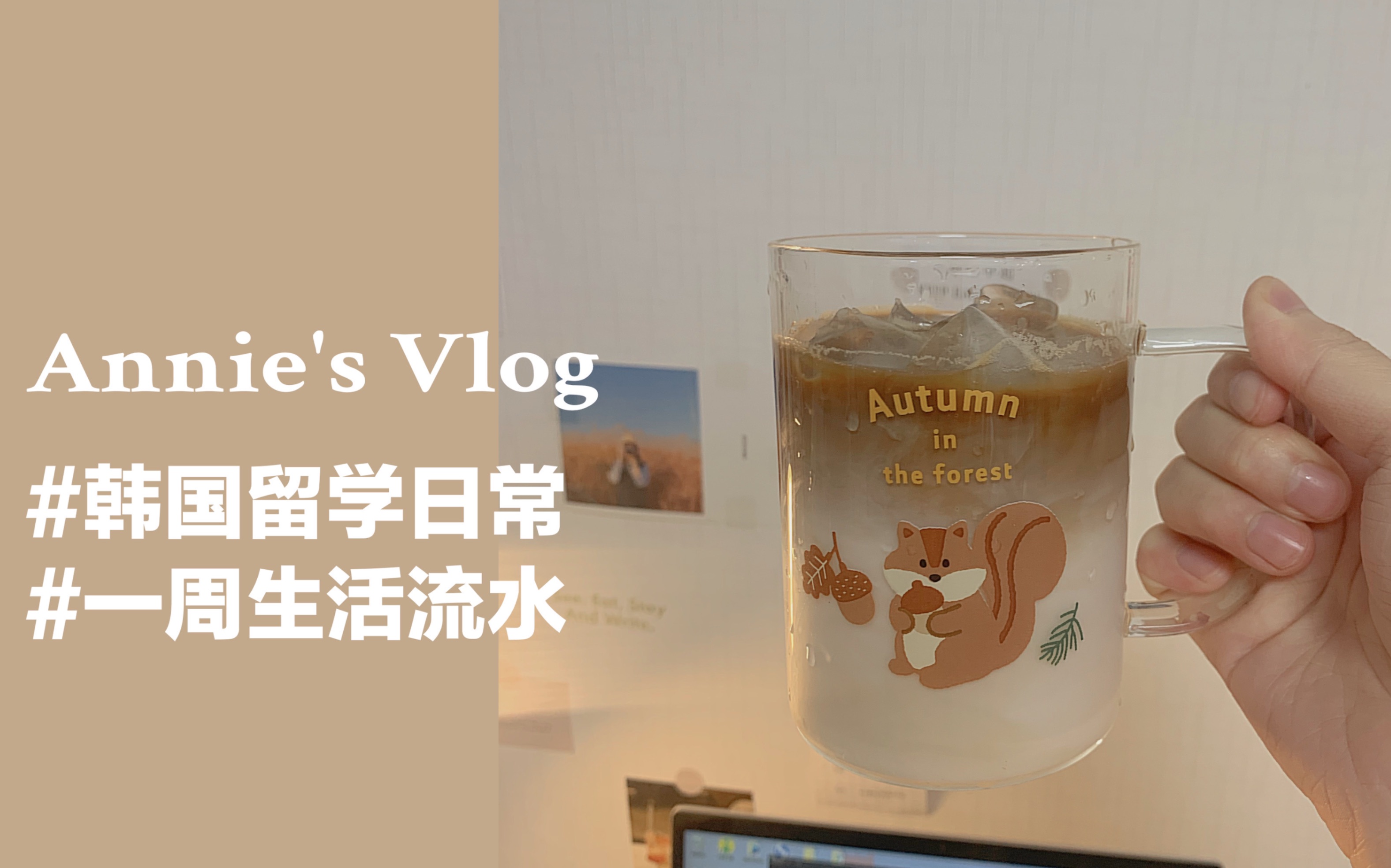 「Annie's Vlog」韩国vlog|一周独居生活流水|逛望远洞|做拿铁|江边骑车车|琐碎的十一月日常|20.11哔哩哔哩bilibili