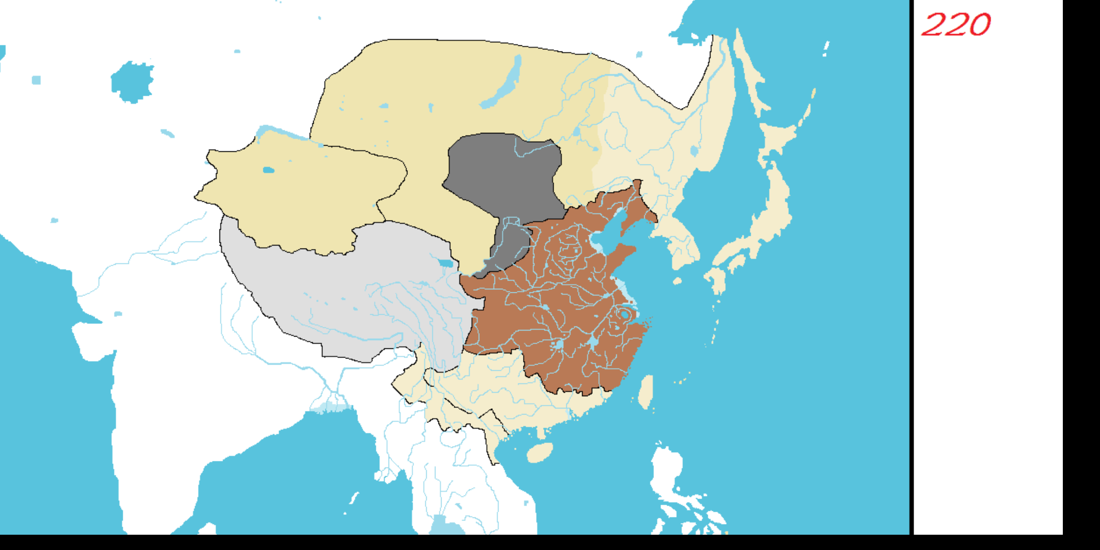 中国历史疆域变化秦朝篇哔哩哔哩bilibili