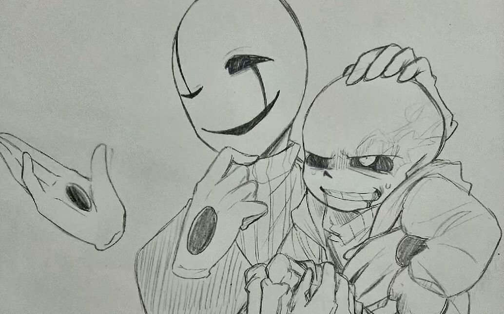 【undertale脑洞配音】(耳机福利)6000粉福♂利的gaster×sans