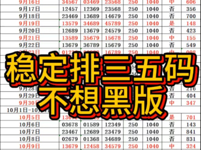 10.30排三推荐,今日排三预测已出,努力冲红!!!哔哩哔哩bilibili