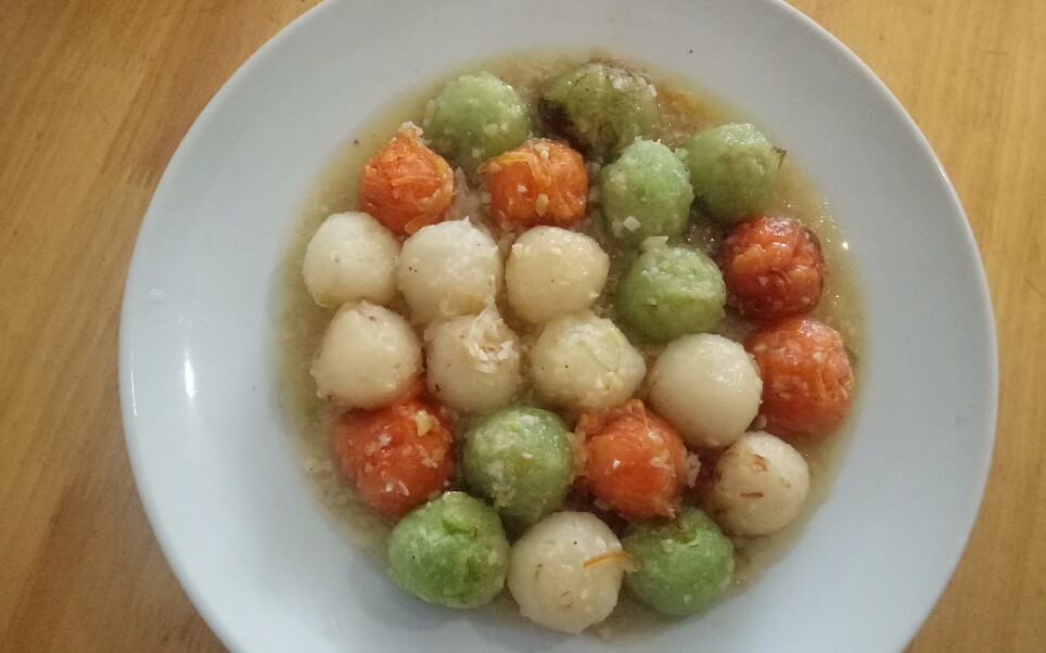 活动作品江西大叔教大家酸辣三色翡翠丸子色香味俱全待客倍有面